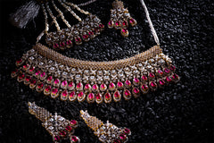 Renaissance Ruby Ensemble Silver Set