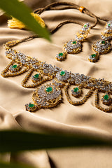 Jade Elegance Silver Set