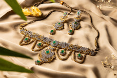 Jade Elegance Silver Set