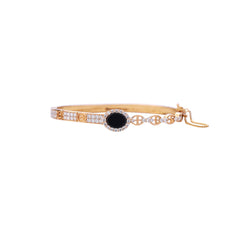 NoirZest Onyx Zircon Bracelet