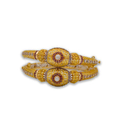 Pearl Gold Bangles