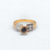 Onyx Zirconia Noir Ring