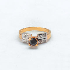 Onyx Zirconia Noir Ring
