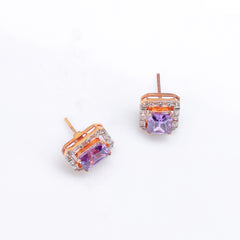 Amethyst Zirconia Harmony Silver Set