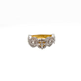 Crystal Gold Ring