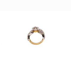 Crystal Gold Ring