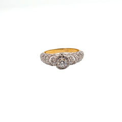 Zirconia Gold Ring