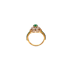 Jade Gold Ring