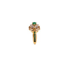 Jade Gold Ring