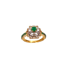Jade Gold Ring