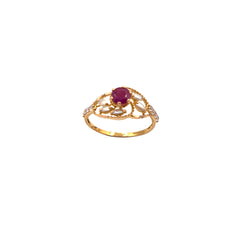 Scarlet Gold Ring