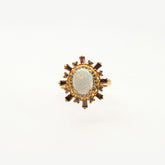 Opal Silver Ring