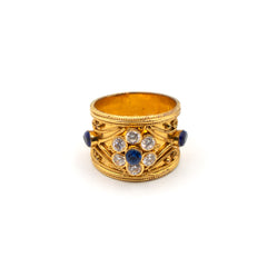 Glistening Gem Silver Ring