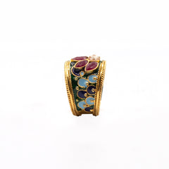 Vermilion Silver Ring