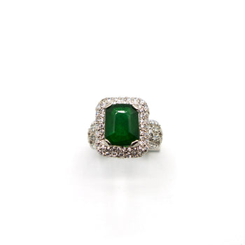 Jade Silver Ring