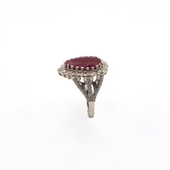 Rosa Silver Ring