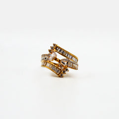 Ribbon Gold Ring