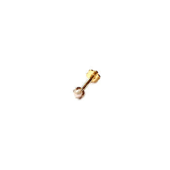 Pearl Gold Nose Pin