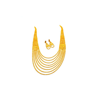 Elegant Gold Drop Gold Set