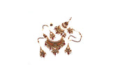 Grand Bridal Ruby & Pearl Set