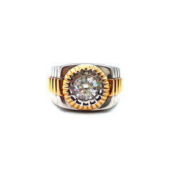 Golden Auro Zircon Gold Ring