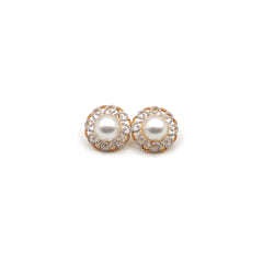 Pearl Serenade Gold Earrings