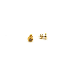 Gem Gold Earring