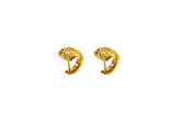 Geometric Cutout Gold Studs