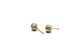 Textured Globe Studs