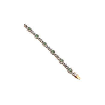 Emerald and Diamond Bracelet