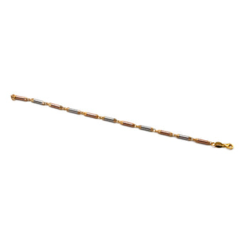 Multi-Tone Rice Bead Bracelet