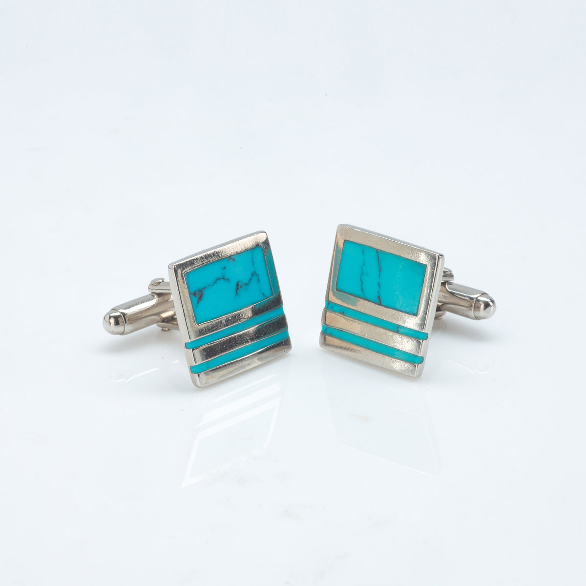 Azure Elegance Cufflinks