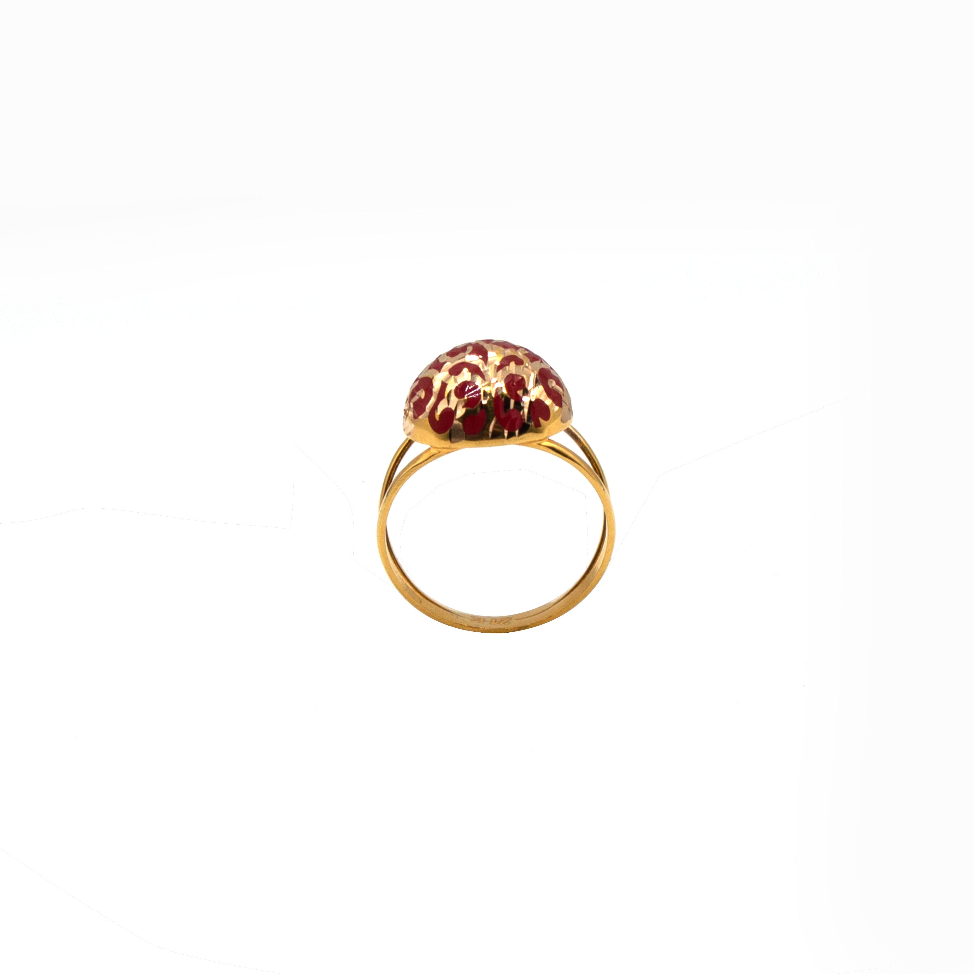 Almas Rind Red Gold Ring – Almas Jewellers