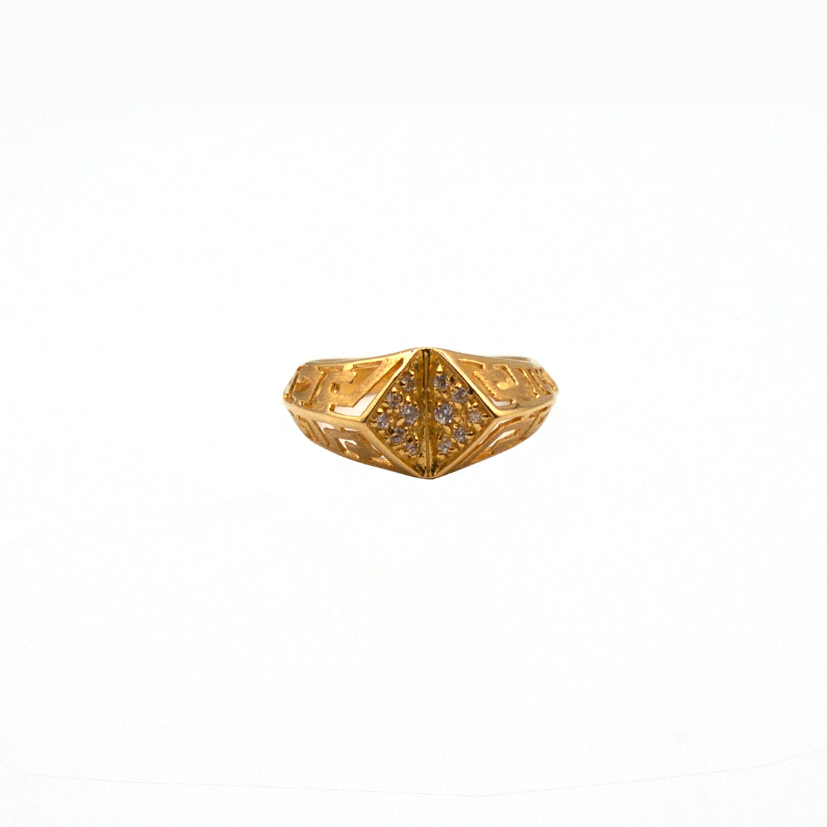 Zircon Gold Ring