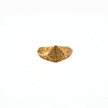 Zircon Gold Ring