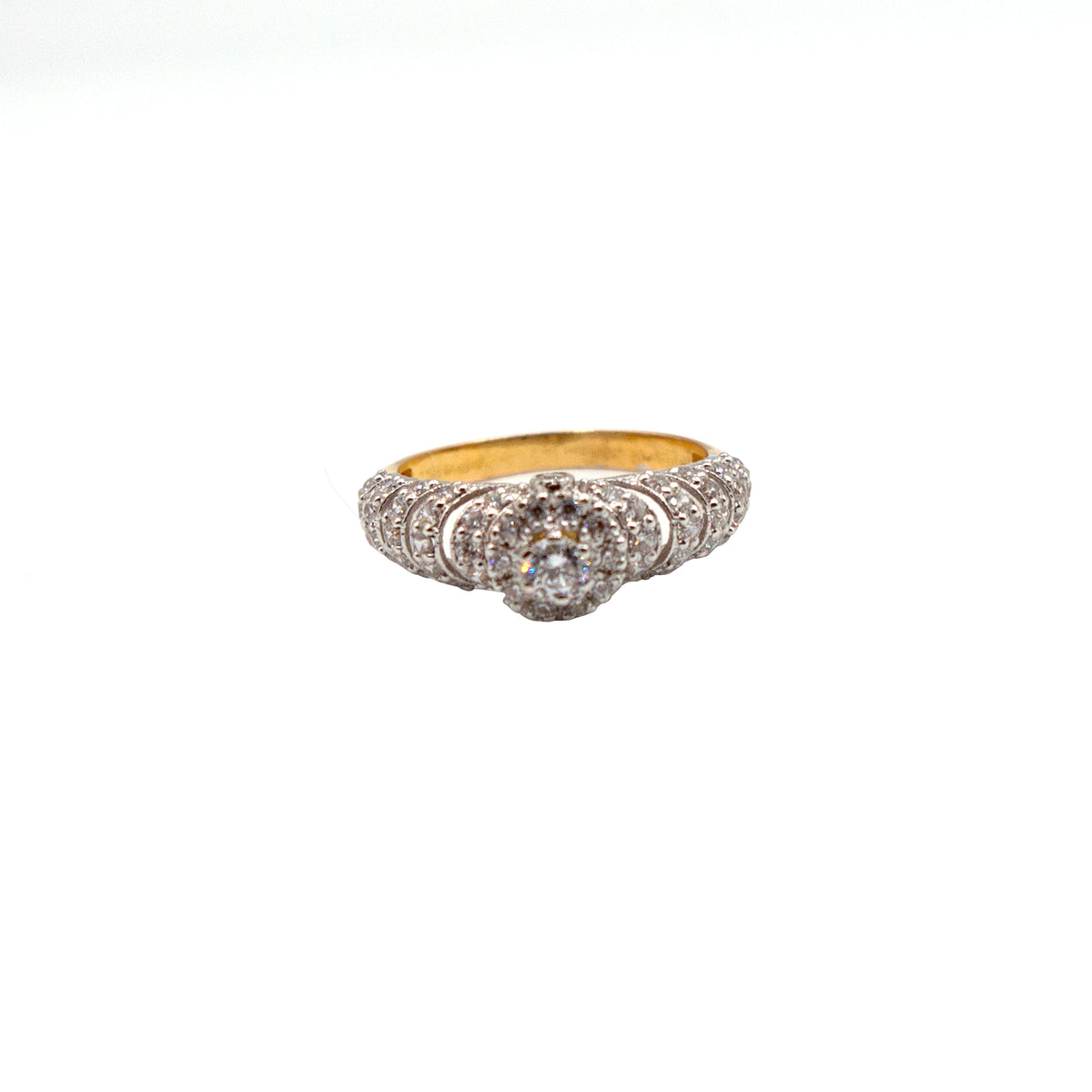 Zirconia Gold Ring