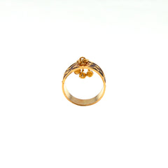 Azure Gold Ring