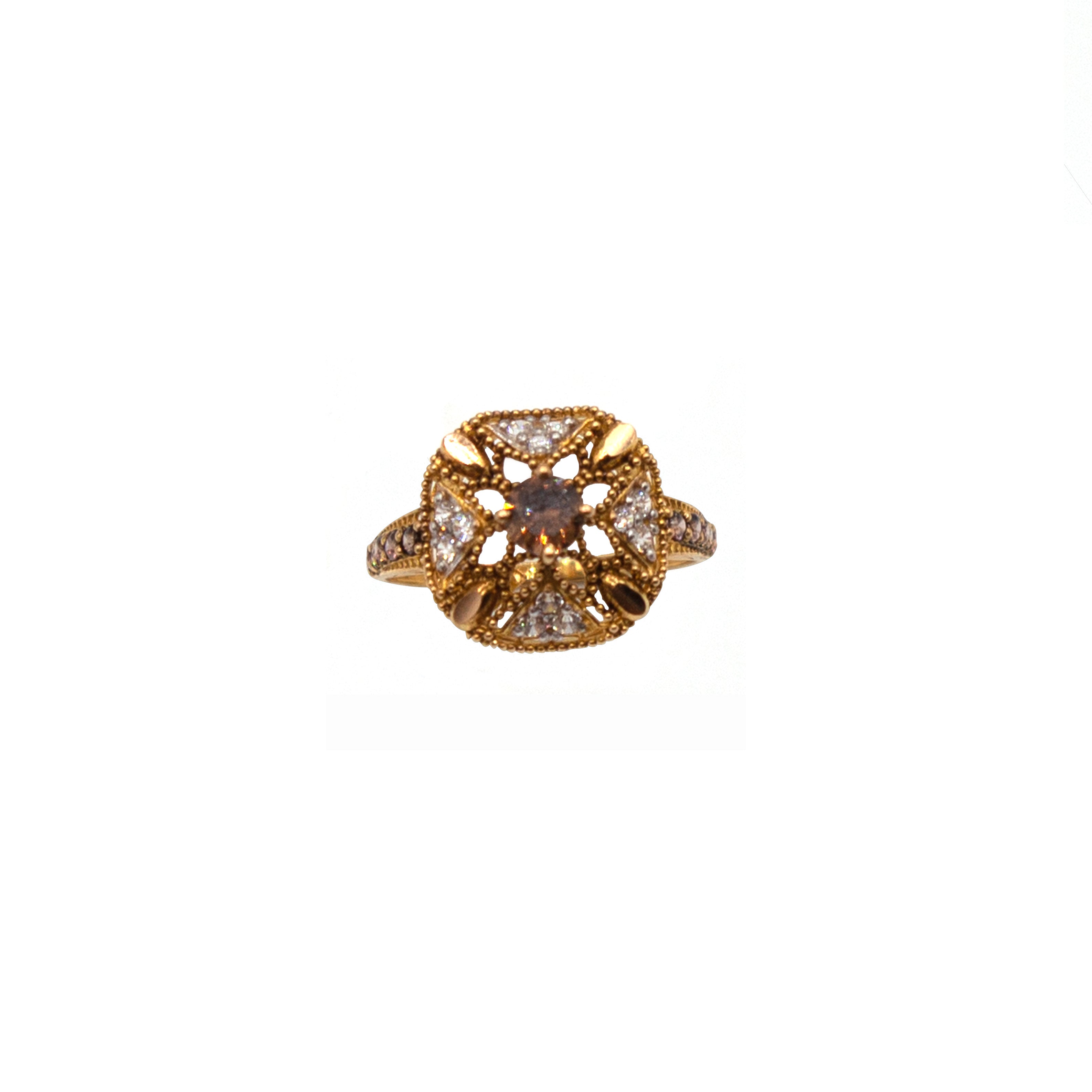 Almas Rind Sunset Gold Ring – Almas Jewellers