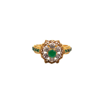 Jade Gold Ring