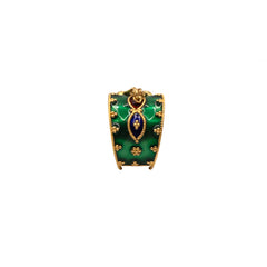 Green Mina Gold Ring