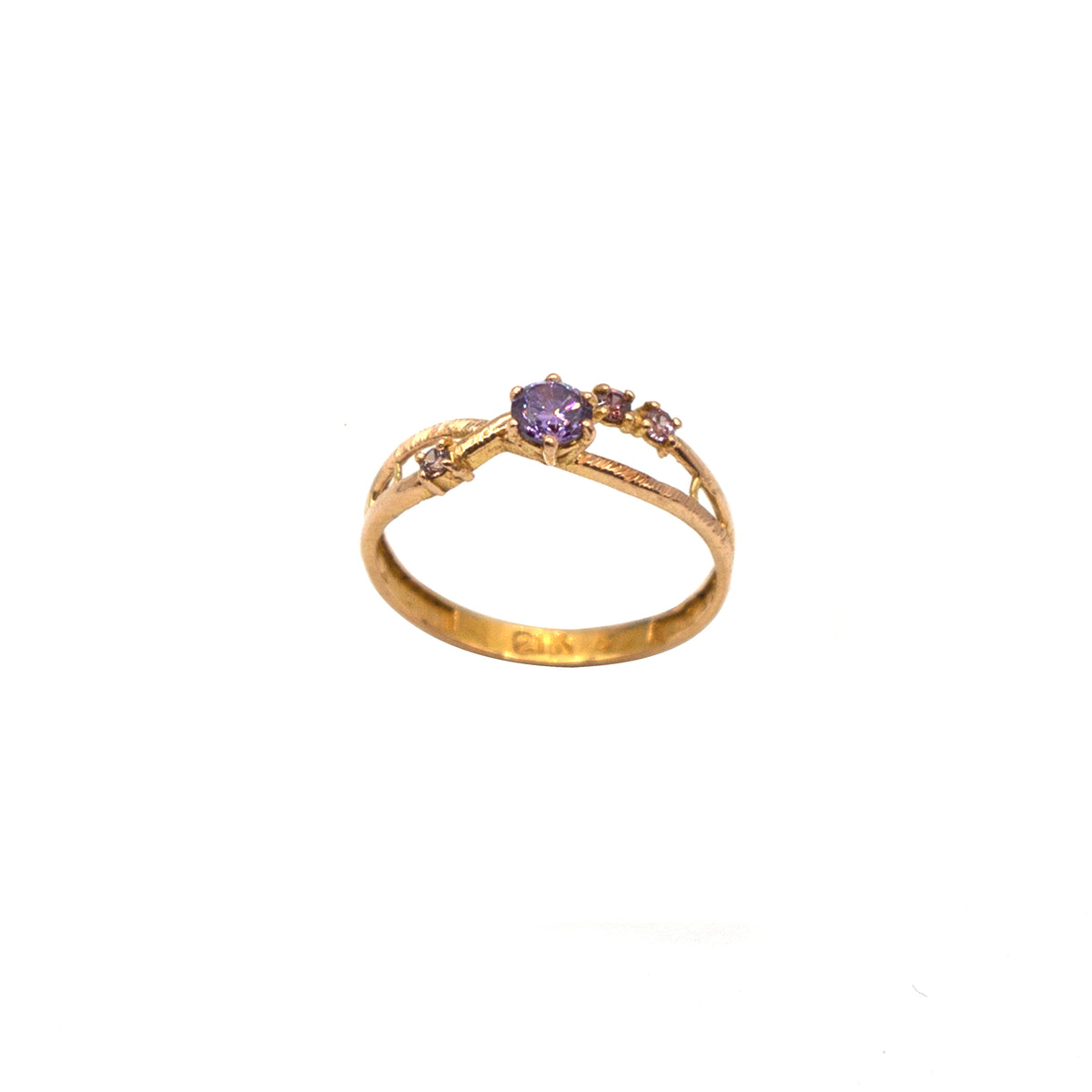 Lavendar Gold Ring