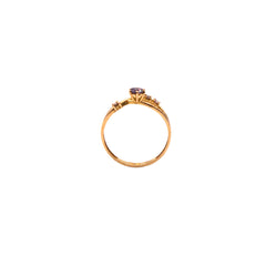 Lavendar Gold Ring