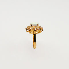 Opal Silver Ring