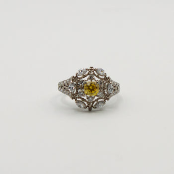 Azure Silver Ring