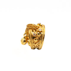 Golden Silver Ring