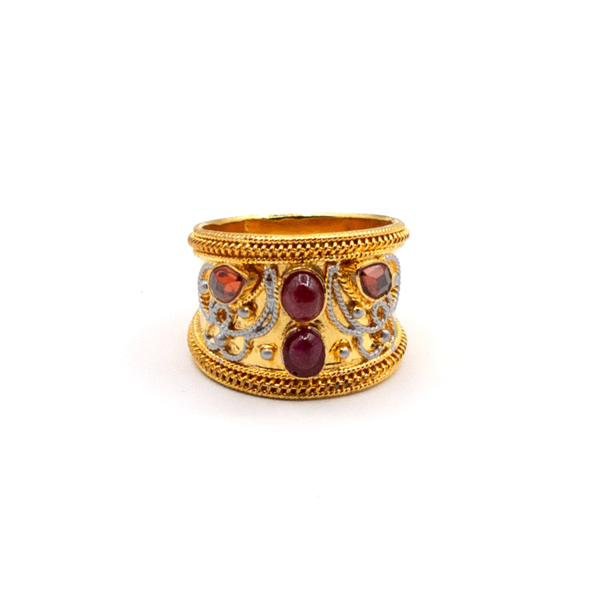 Flame Silver Ring