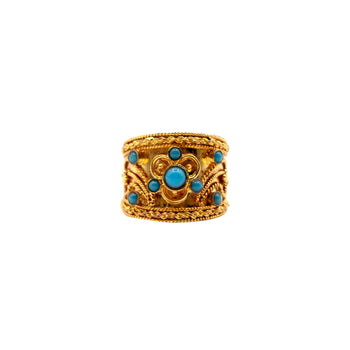 Feroza Silver Ring