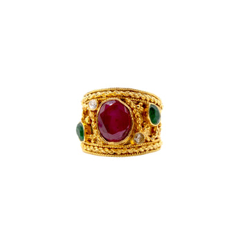 Chromatic Silver Ring