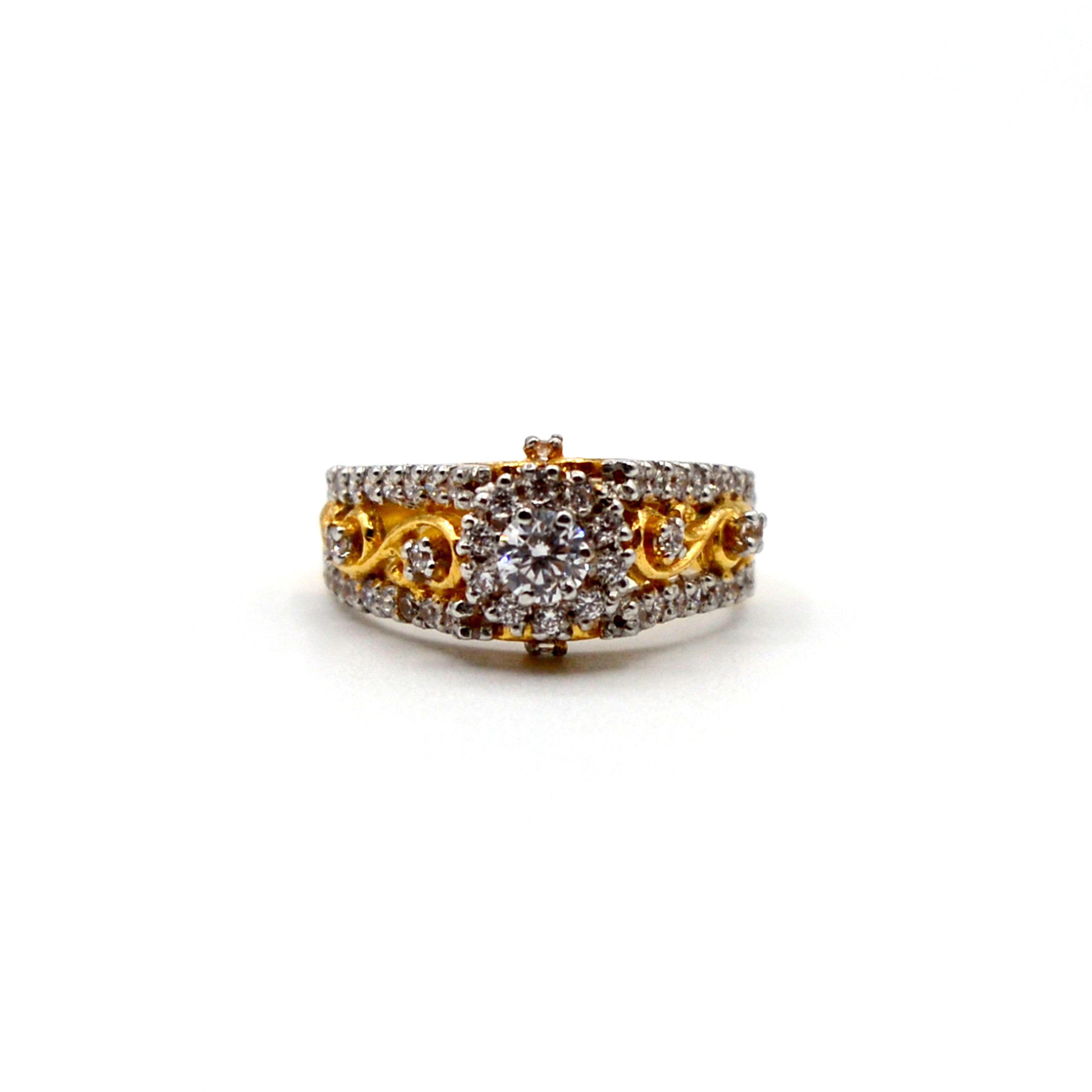 Almas Rind Ethereal Gold Ring – Almas Jewellers