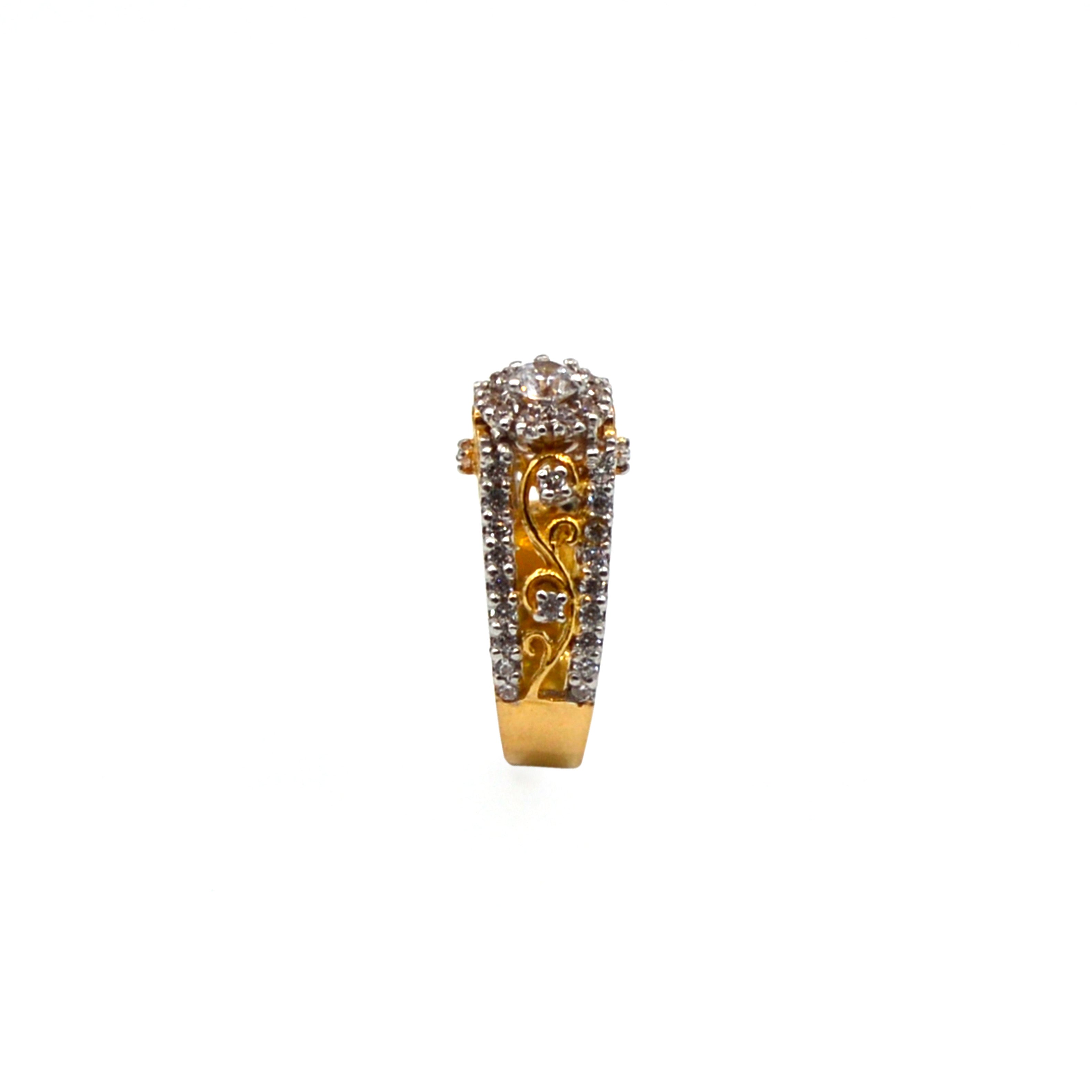 Almas Rind Ethereal Gold Ring – Almas Jewellers